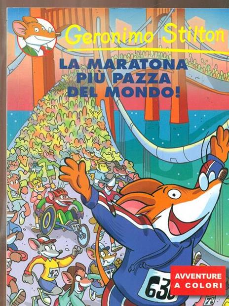 La maratona più pazza - Geronimo Stilton - copertina