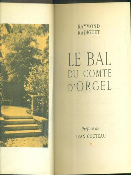 Le bal du comte d'orgel - Raymond Radiguet - copertina