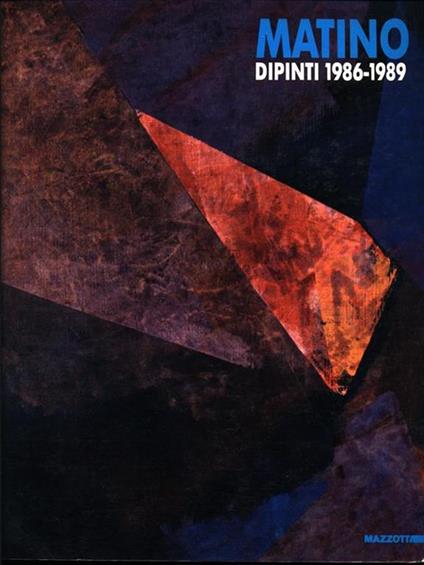 Matino dipinti 1986-1989 - copertina