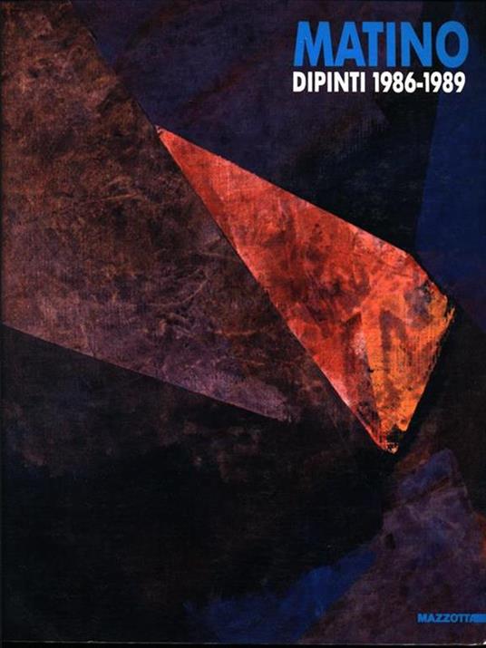 Matino dipinti 1986-1989 - copertina
