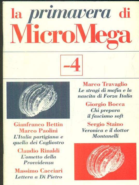 La primavera di MicroMega 4 - copertina