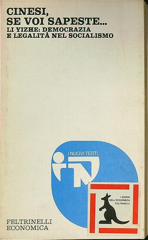 Cinesi, se voi sapeste.