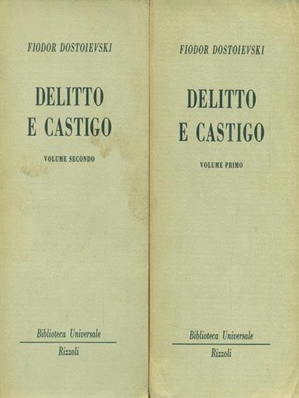 Delitto e castigo I-II - Fëdor Dostoevskij - copertina