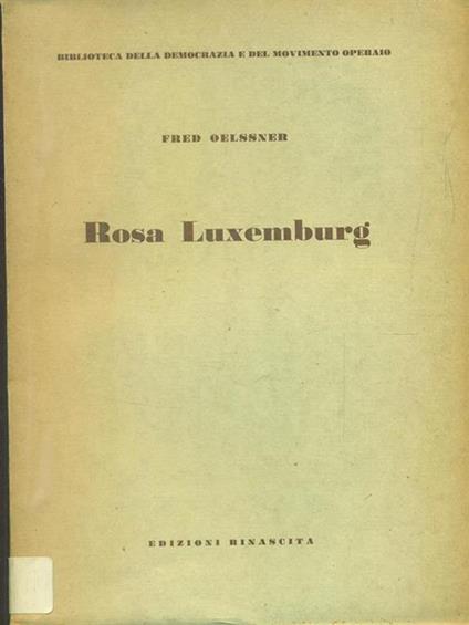 Rosa Luxemburg - copertina