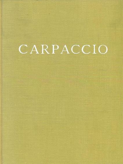 Carpaccio - Pietro Zampetti - copertina