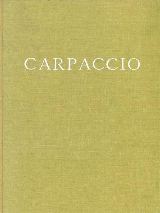 Carpaccio - Pietro Zampetti - copertina