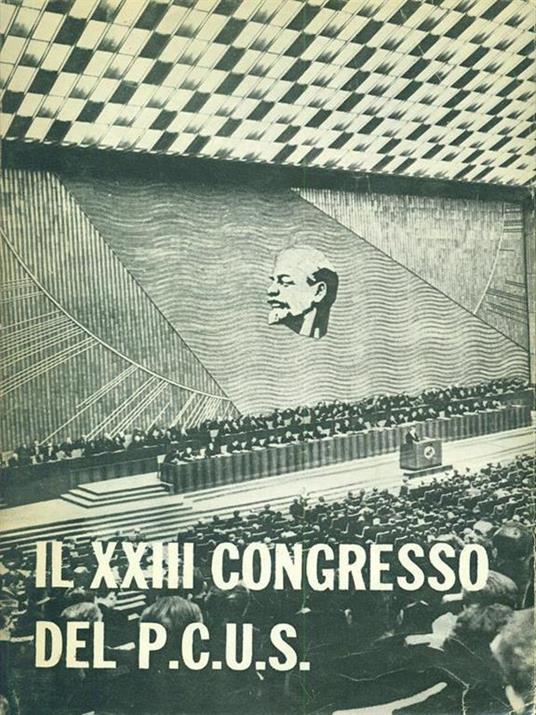 Il XXIII congresso del P. C. U. S - copertina