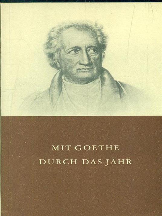 Mit Goethe durch das jahr 1955 - copertina