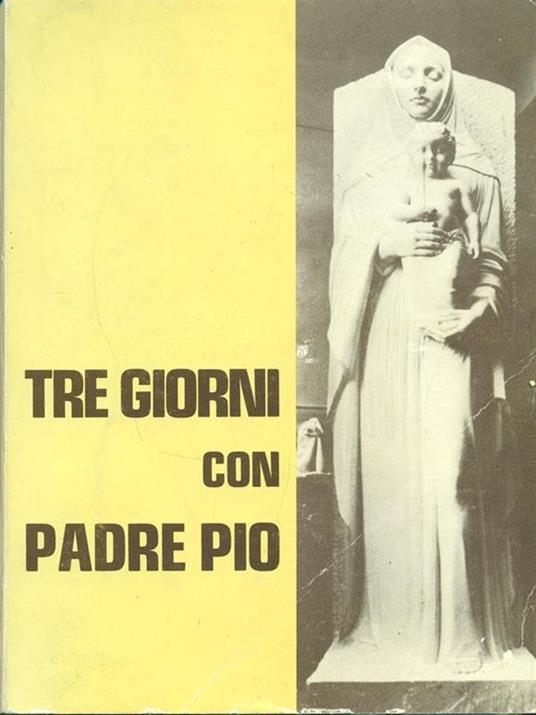 Tre giorni con Padre Pio - copertina