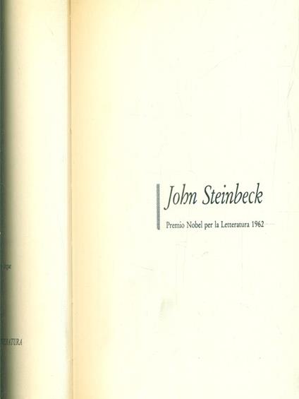 vita e l'opera - Steinbeck - copertina