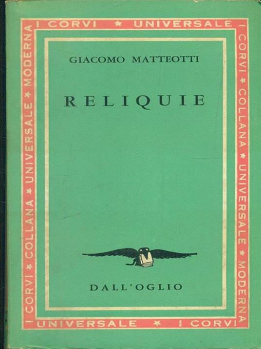 Reliquie - copertina