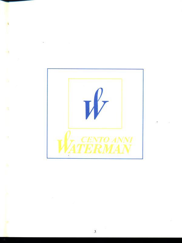 Cento anni Waterman