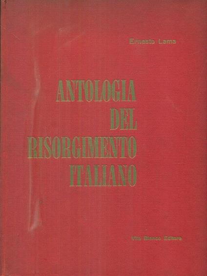 Antologia del risorgimento italiano - copertina