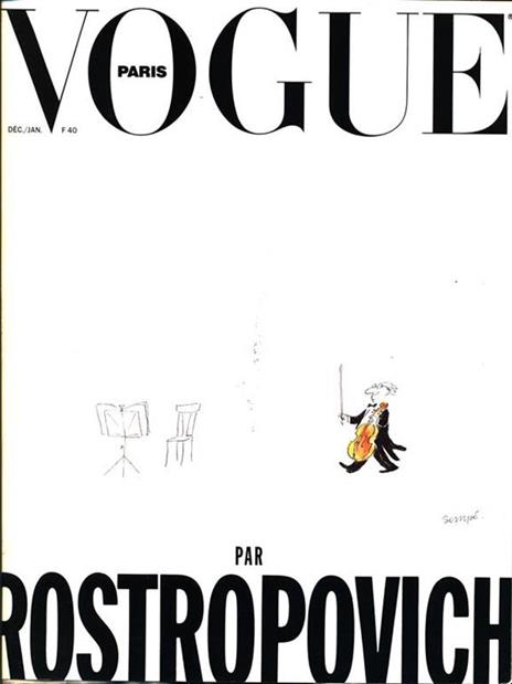 Vogue. Les publications condeì nast S. a.. Decembra 1989 Janvier 1990. N. 702 - copertina