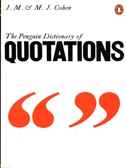 The Penguin Dictionary of Quotations - copertina