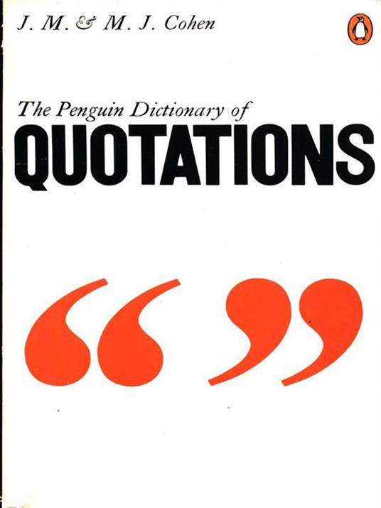 The Penguin Dictionary of Quotations - copertina