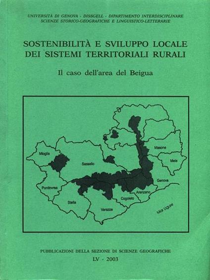 Sostenibilità e sviluppo locale dei sistemi territoriali rurali - Spotorno,Varani - copertina