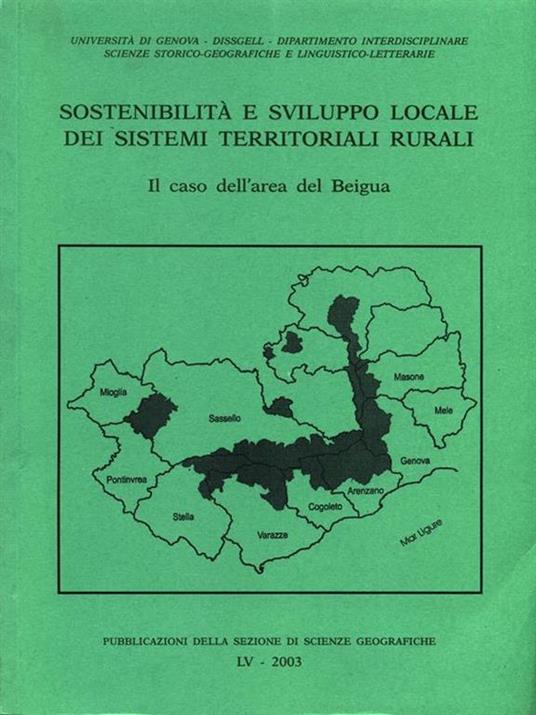 Sostenibilità e sviluppo locale dei sistemi territoriali rurali - Spotorno,Varani - copertina