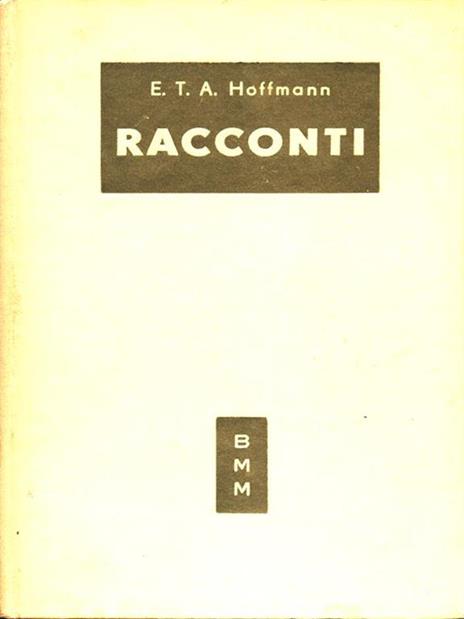 Racconti - Ernst T. Hoffmann - copertina