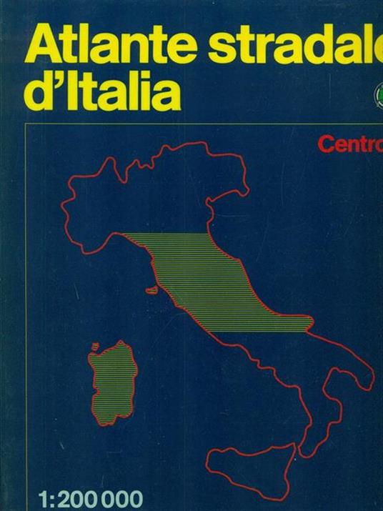 Atlante stradale d'Italia Centro - copertina