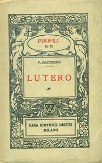 Lutero - Vittorio Macchioro - copertina