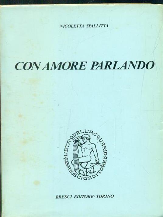 Con amore parlando - Nicoletta Spallitta - copertina