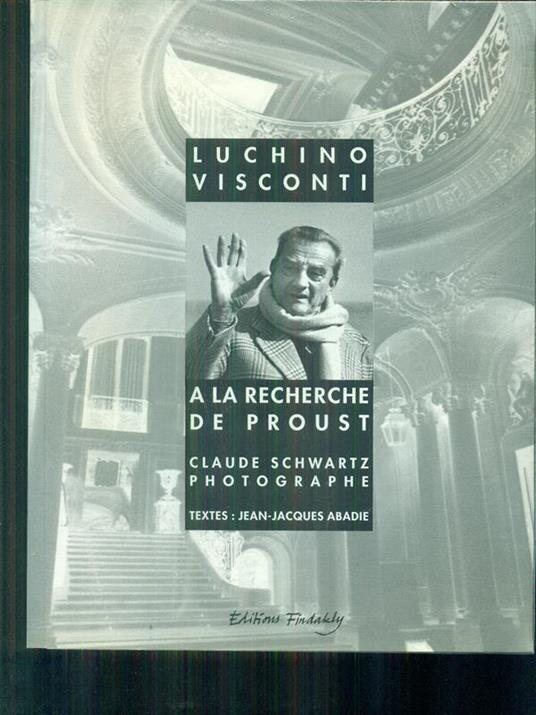 Luchino Visconti A la recherche de Proust - copertina