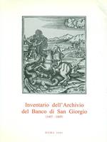 Inventario dell'archivio del Banco di SanGiorgio (1407-1805)