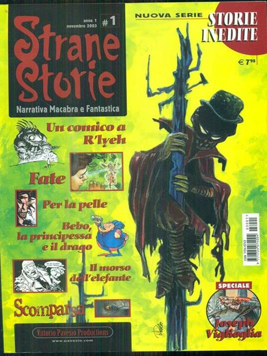 Strane storie 1 / novembre 2003 - copertina