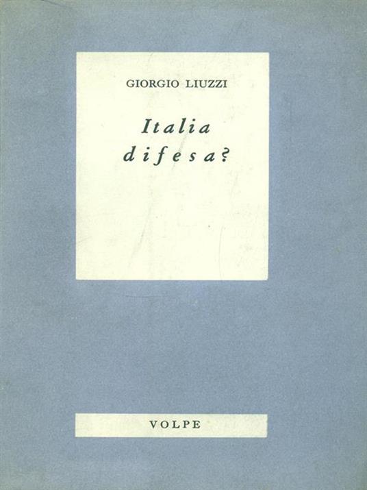 Italia difesa? - copertina