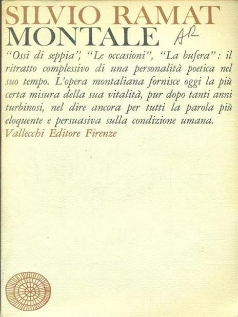 Montale - Silvio Ramat - 3