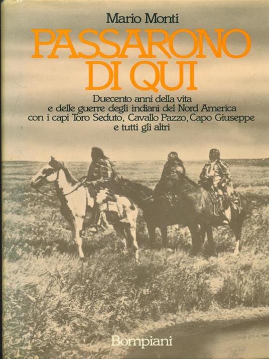 Passarono di qui - Mario Monti - copertina