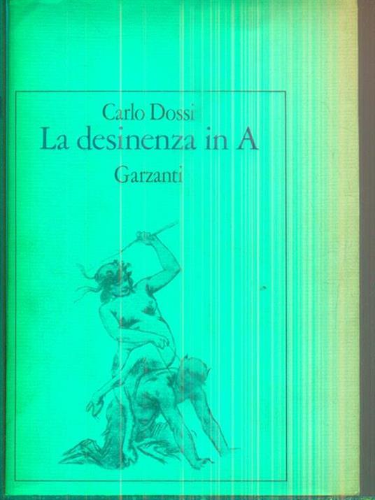 La desinenza in A - Carlo Dossi - copertina