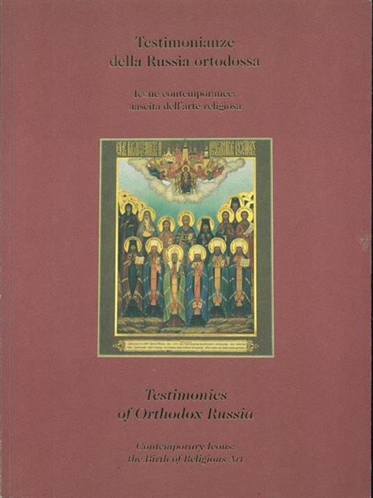 Testimonianze della Russia ortodossa - copertina