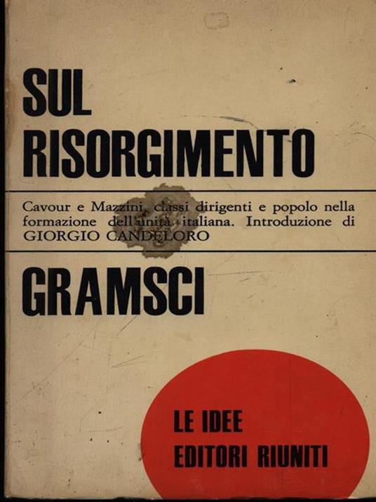 Sul risorgimento - Antonio Gramsci - copertina