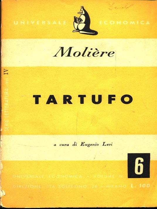 Tartufo - Moliere - copertina