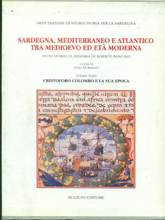 Sardegna Mediterraneo e Atlantico tra medioevo ed età moderna - Luisa D'Arienzo - copertina