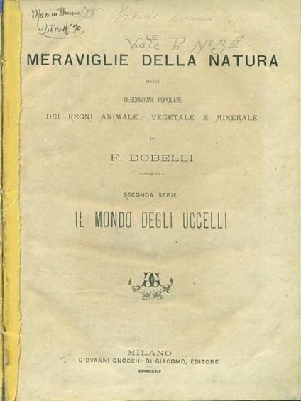 Meraviglie della natura - copertina