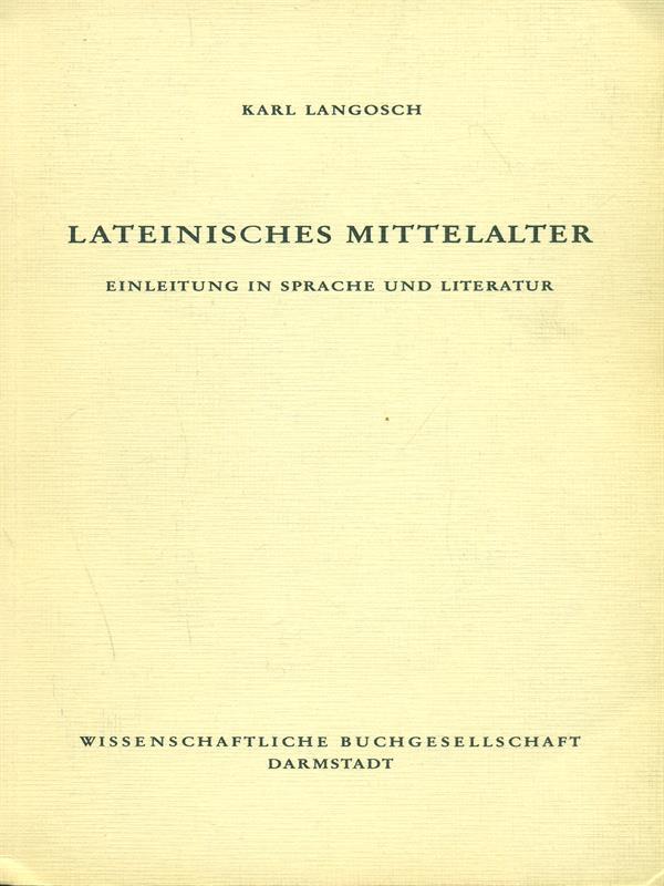 Lateinisches mittelalter