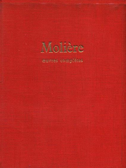 Ouvres completes - Molière - copertina