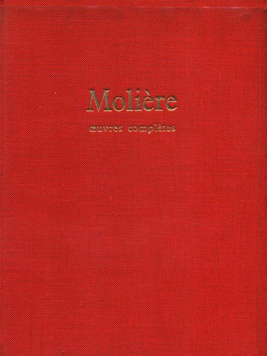 Ouvres completes - Molière - copertina