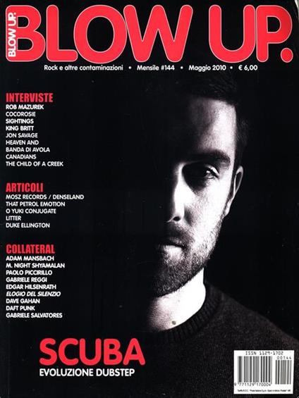 Blow up N. 144 maggio 2010 - copertina