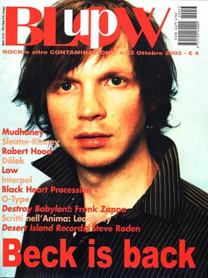 Blow up. N. 53 ottobre 2002 - copertina
