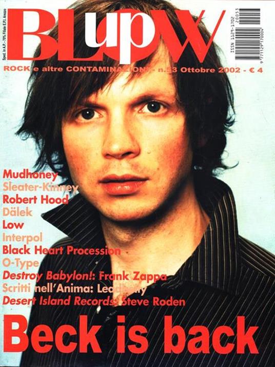 Blow up. N. 53 ottobre 2002 - copertina