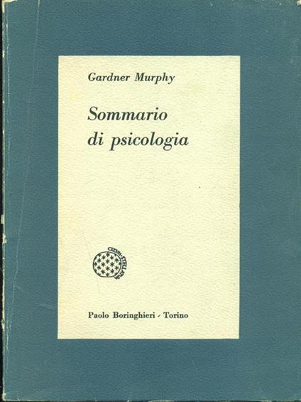 Sommario di psicologia - copertina