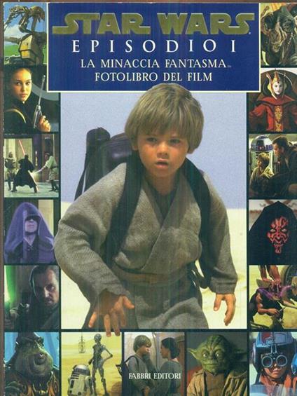 Star Wars episodio I la minaccia fantasma fotolibro del film - copertina
