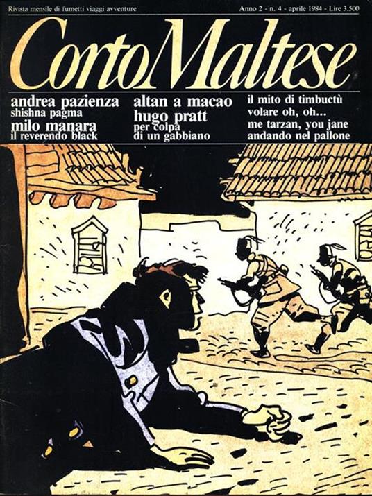 Corto Maltese - Anno 2 n. 4 aprile 1984 - copertina
