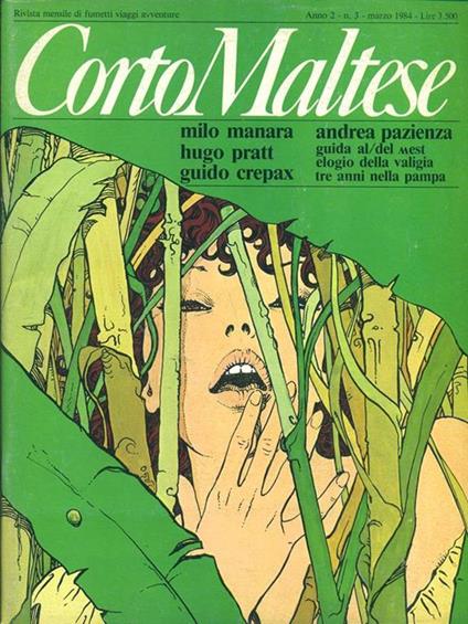 Corto Maltese Anno 2. N. 3. Marzo 1984 - copertina