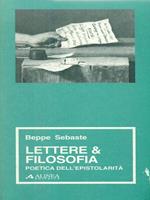 Lettere e filosofia. Poetica dell'epistorità