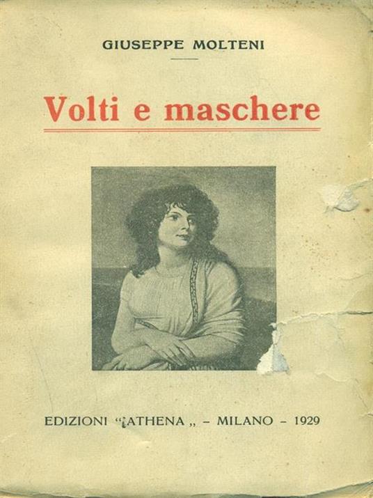 Volti e maschere - Giuseppe Molteni - copertina